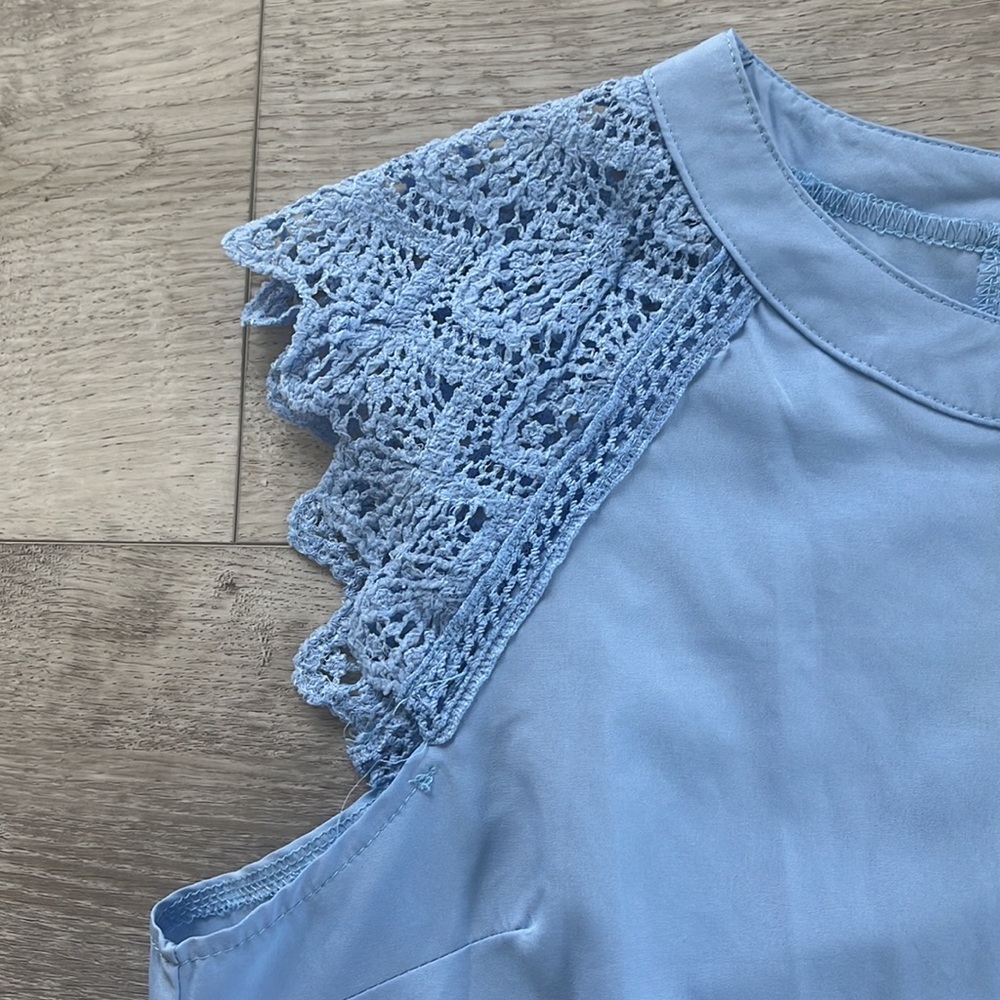 Blue Work Top - Picture 2 of 4